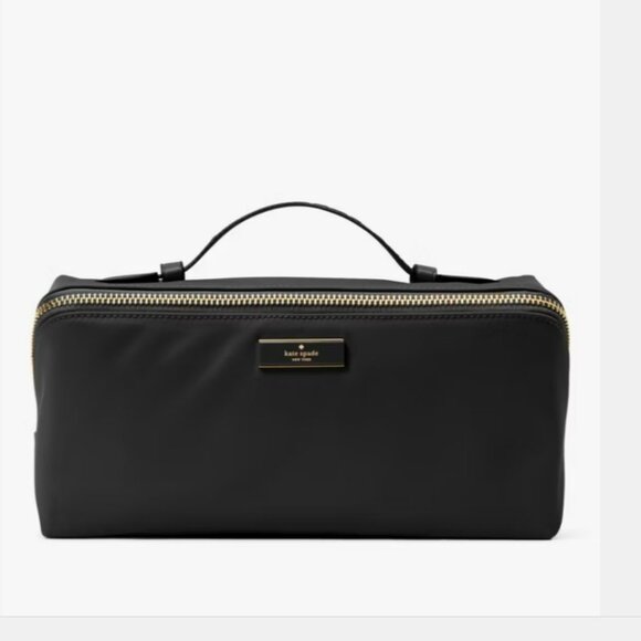 NWT Kate Spade 3pc. Carter Weekender Bundle - Black - Picture 5 of 11